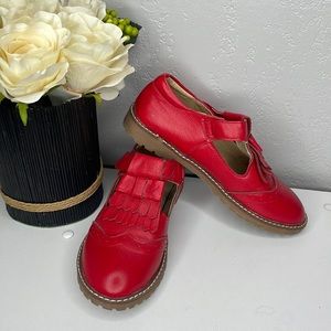Girls Red Shoes